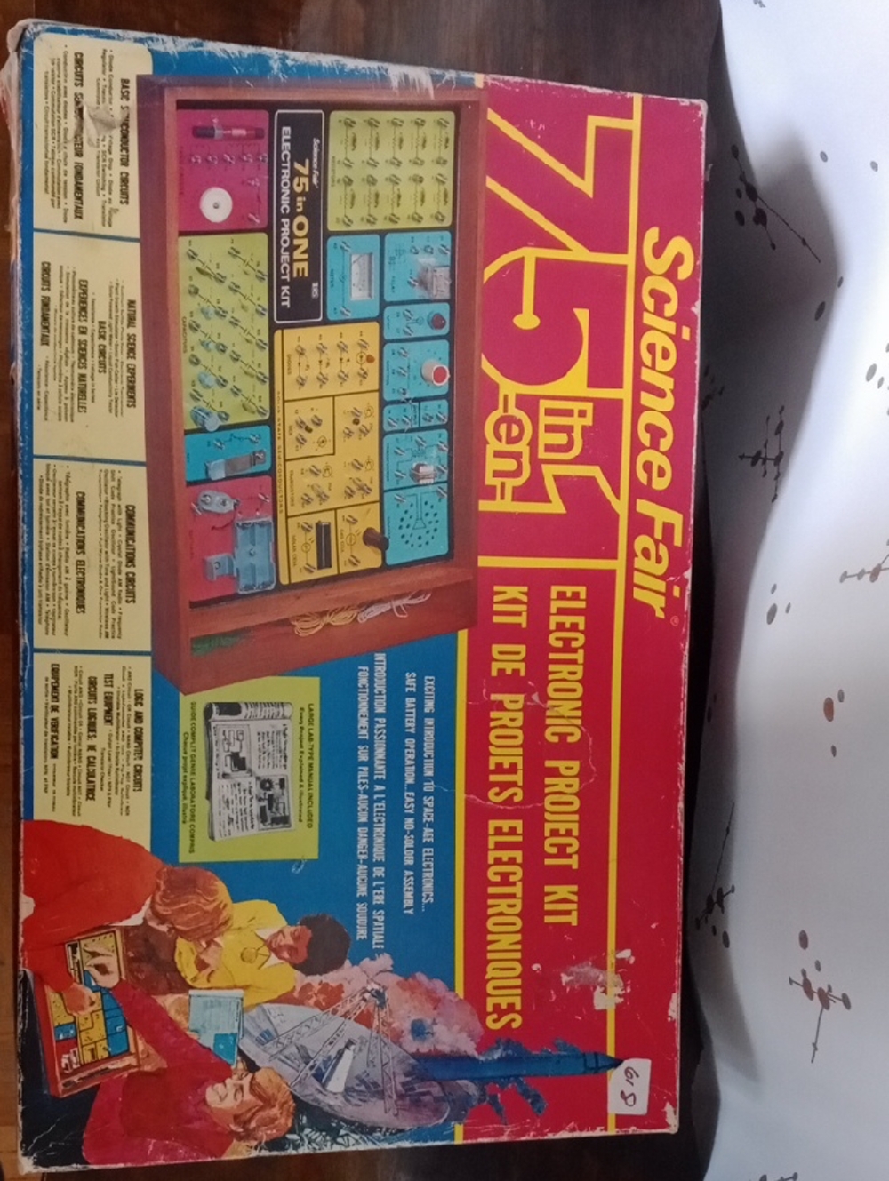 75-in-1 Electronic Project Kit — Red Learning Toy Made In Japan 🔥